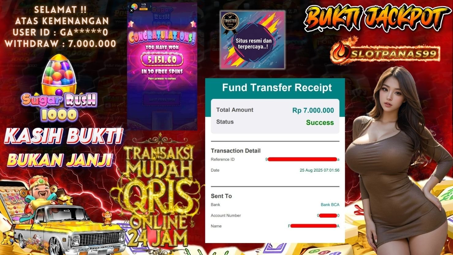 SLOTPANAS99 JACKPOT SLOT SUGAR RUSH 1000